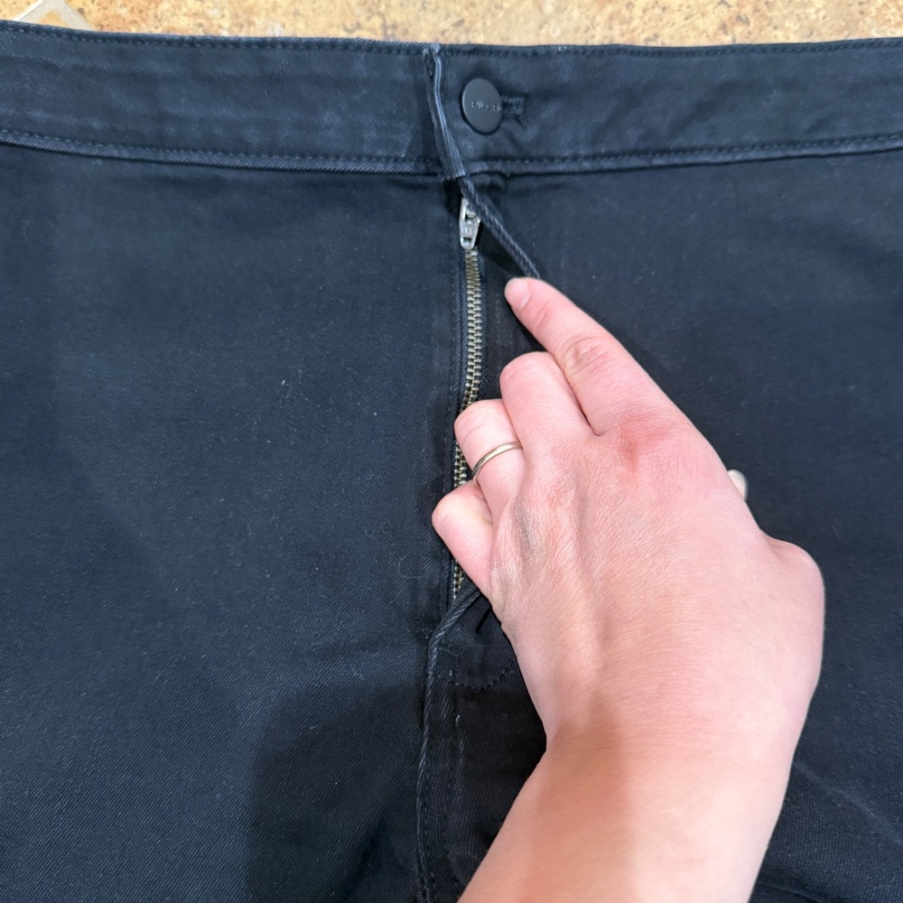 Pilcro Black High Rise Flare Jeans Womens Size 20W Stretch Denim Closet Staple - Picture 7 of 12